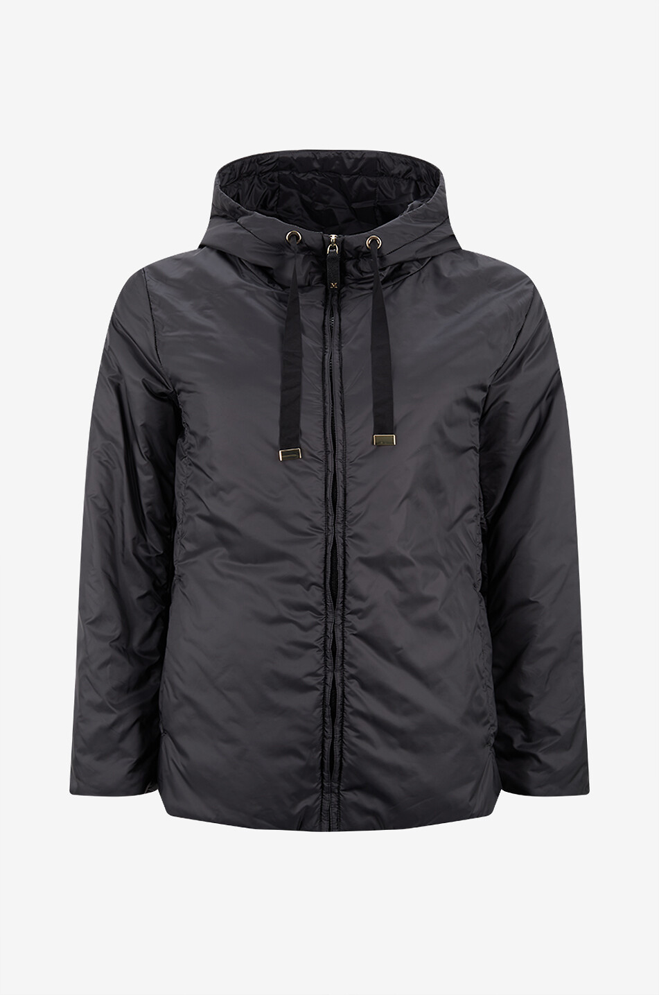 Greenh padded hooded jacket