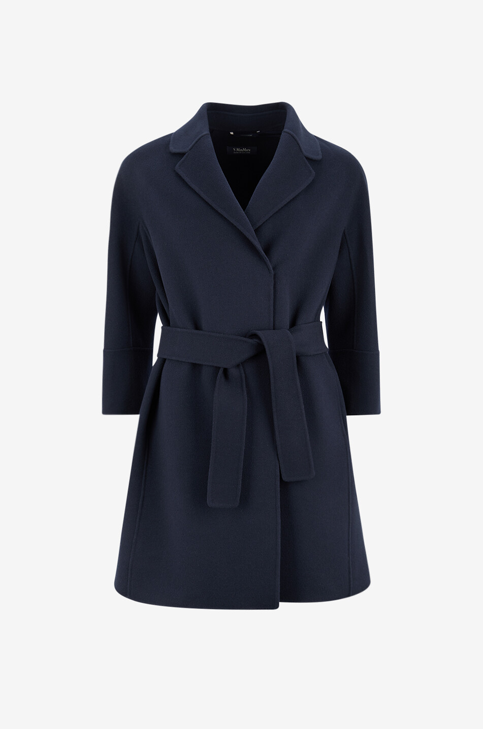 コート Max Mara Dark blue wool blend Laveno coat Max Mara DARK BLUE WOOL BLEND LAVENO COAT - Coats - BeyondStyle