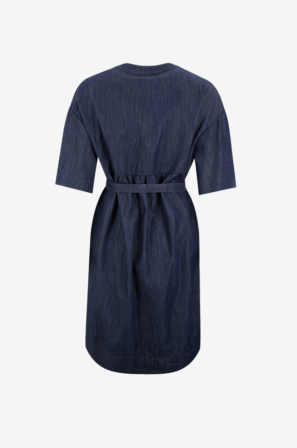 'S MAX MARA Dania denim midi shirt dress Women DARK BLUE 2
