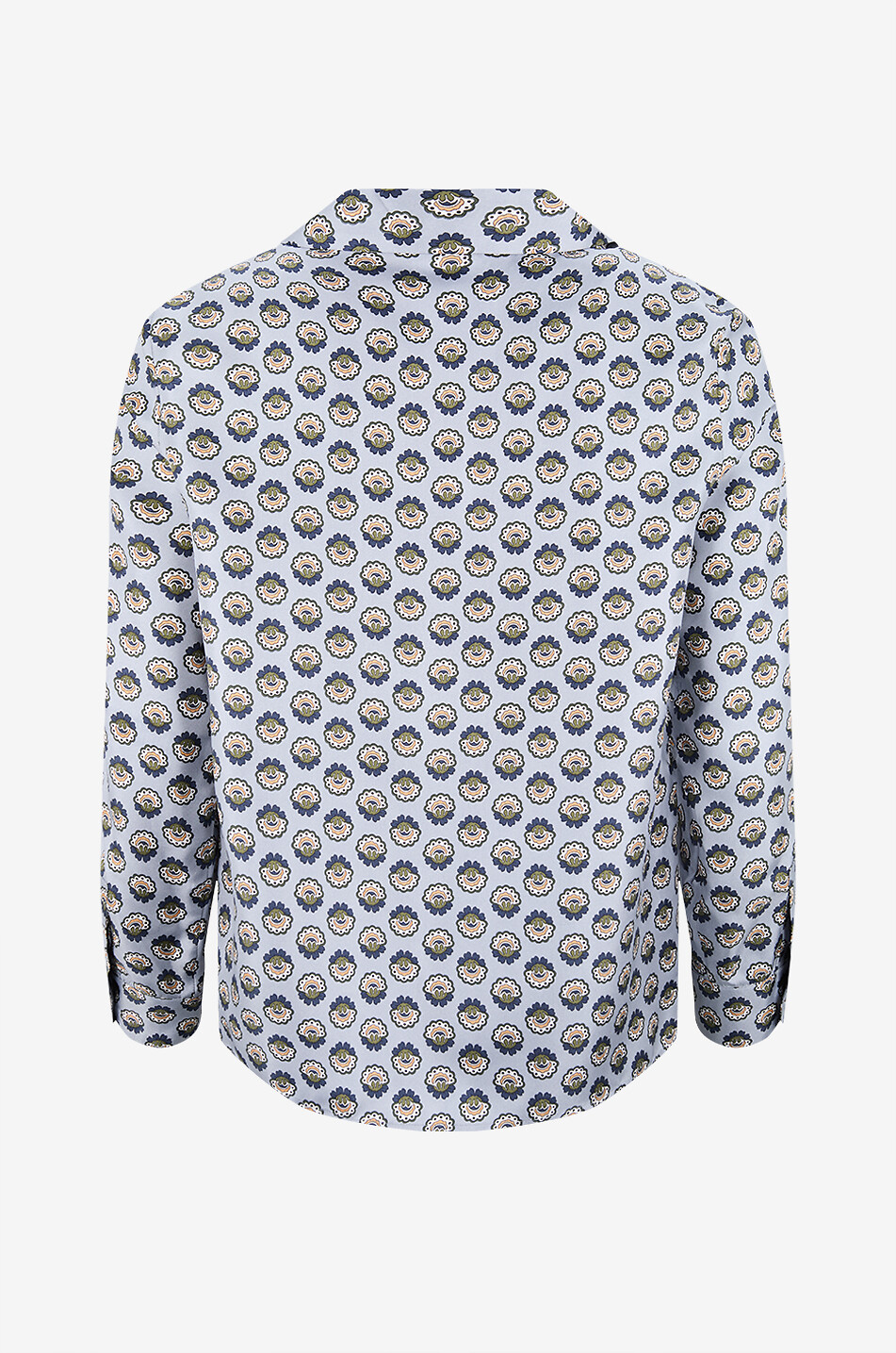 WEEKEND MAX MARA Langärmeliges Hemd aus Seide Oncia Damen HELLBLAU 2