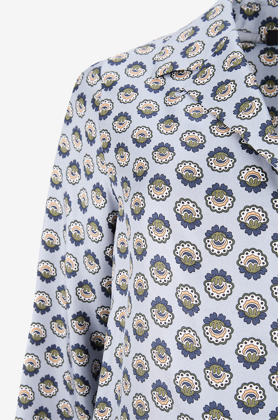 WEEKEND MAX MARA Langärmeliges Hemd aus Seide Oncia Damen HELLBLAU 3