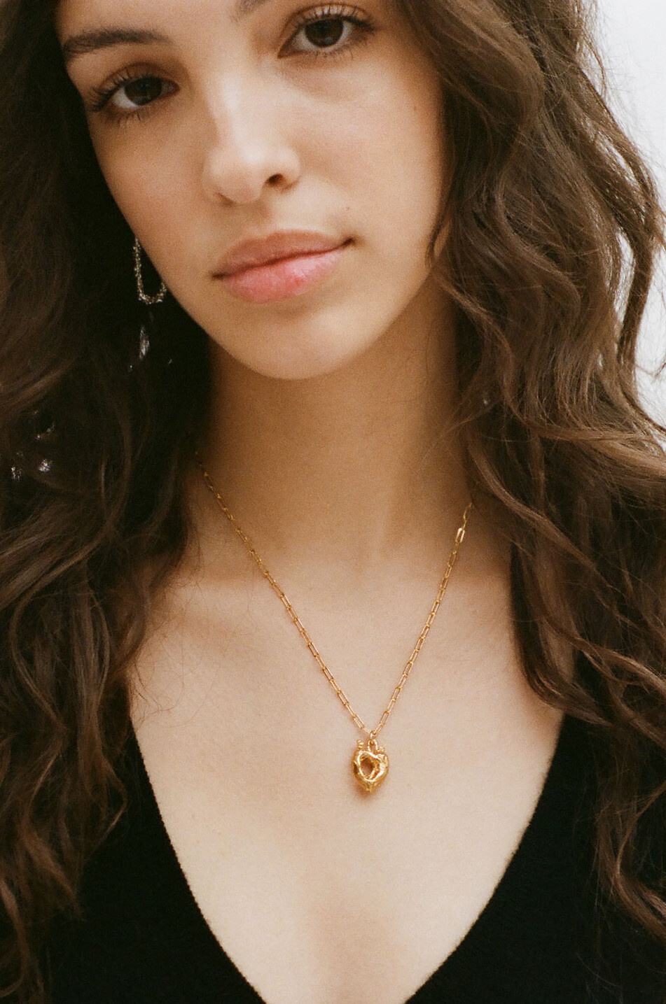 ALIGHIERI JEWELLERY Collier doré pendentif coeur The Lovers' Pact Femme DORE 3