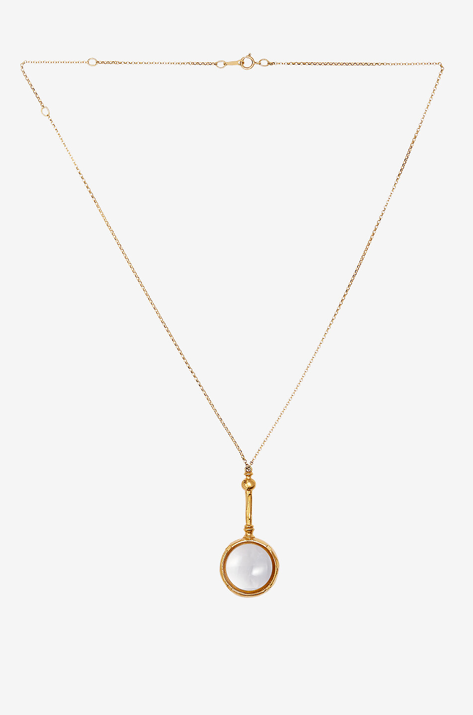 ALIGHIERI JEWELLERY Goldene Halskette mit Anhänger The Poet's Lens Damen GOLDEN 1