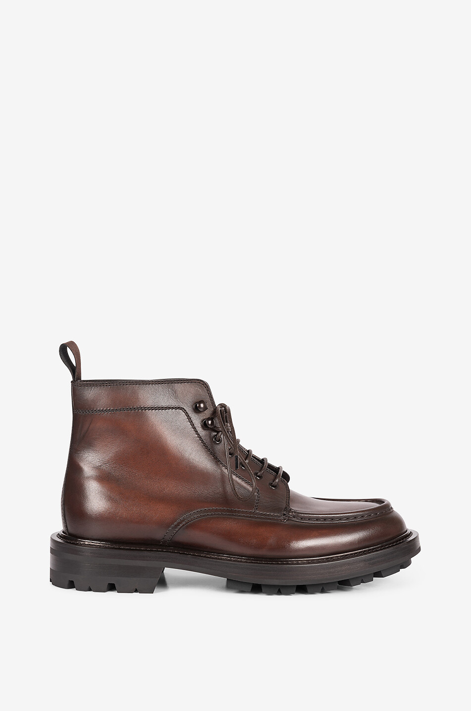 BARRETT Suede lace-up ankle boots Men LIGHT BROWN 1