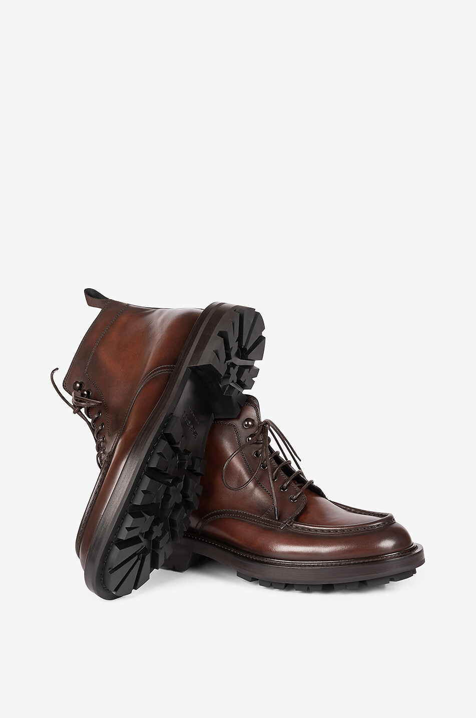 BARRETT Suede lace-up ankle boots Men LIGHT BROWN 7