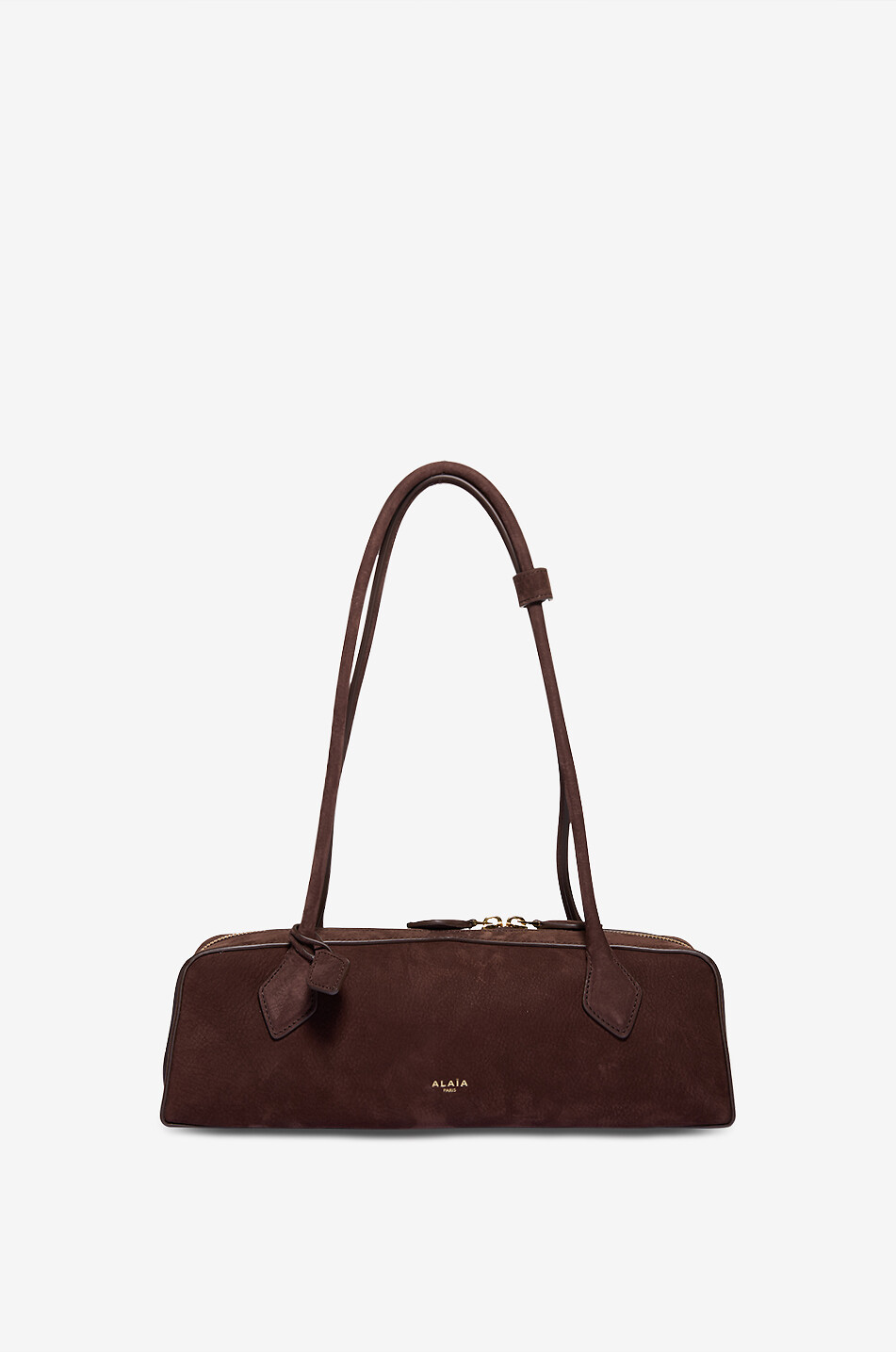 Le Teckel nubuck leather shoulder bag