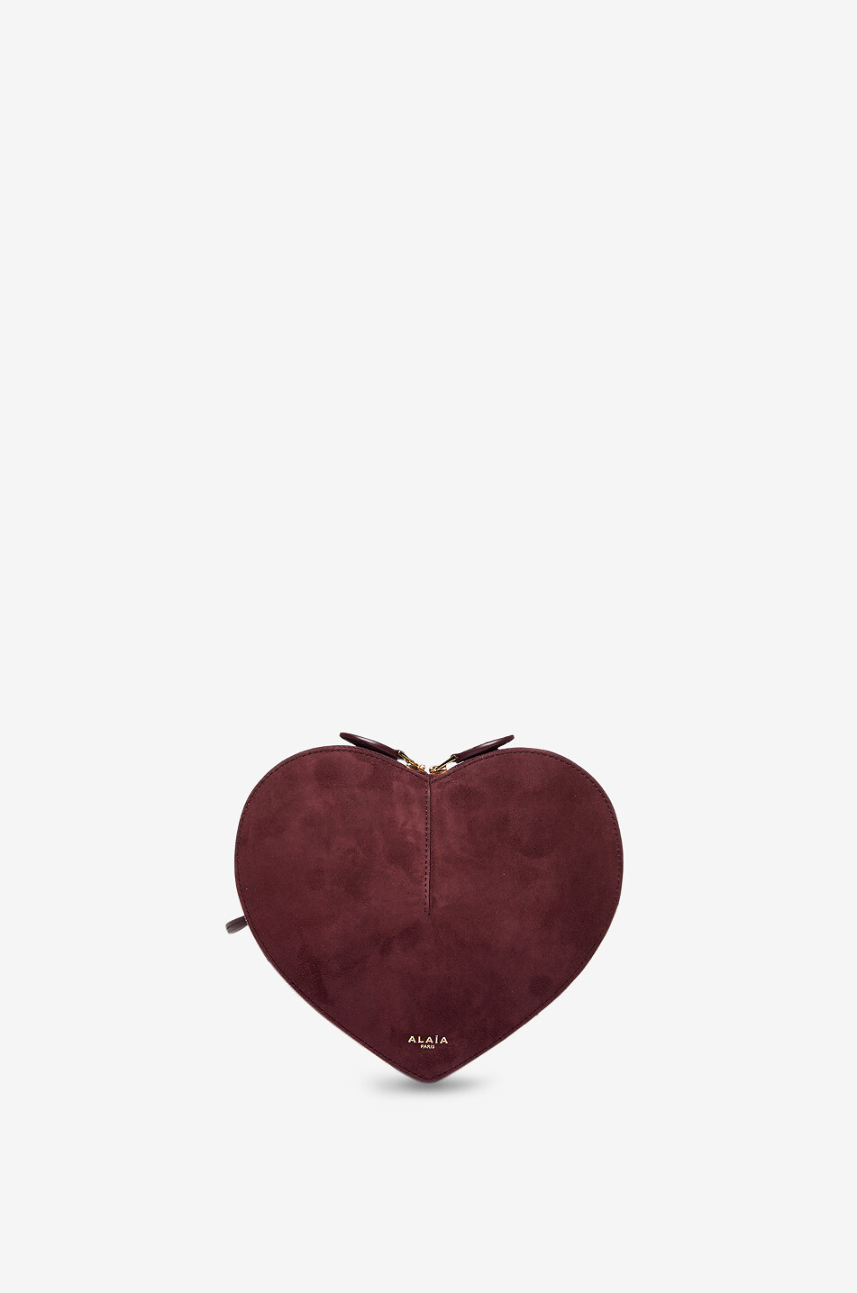 Le Coeur suede and leather shoulder bag
