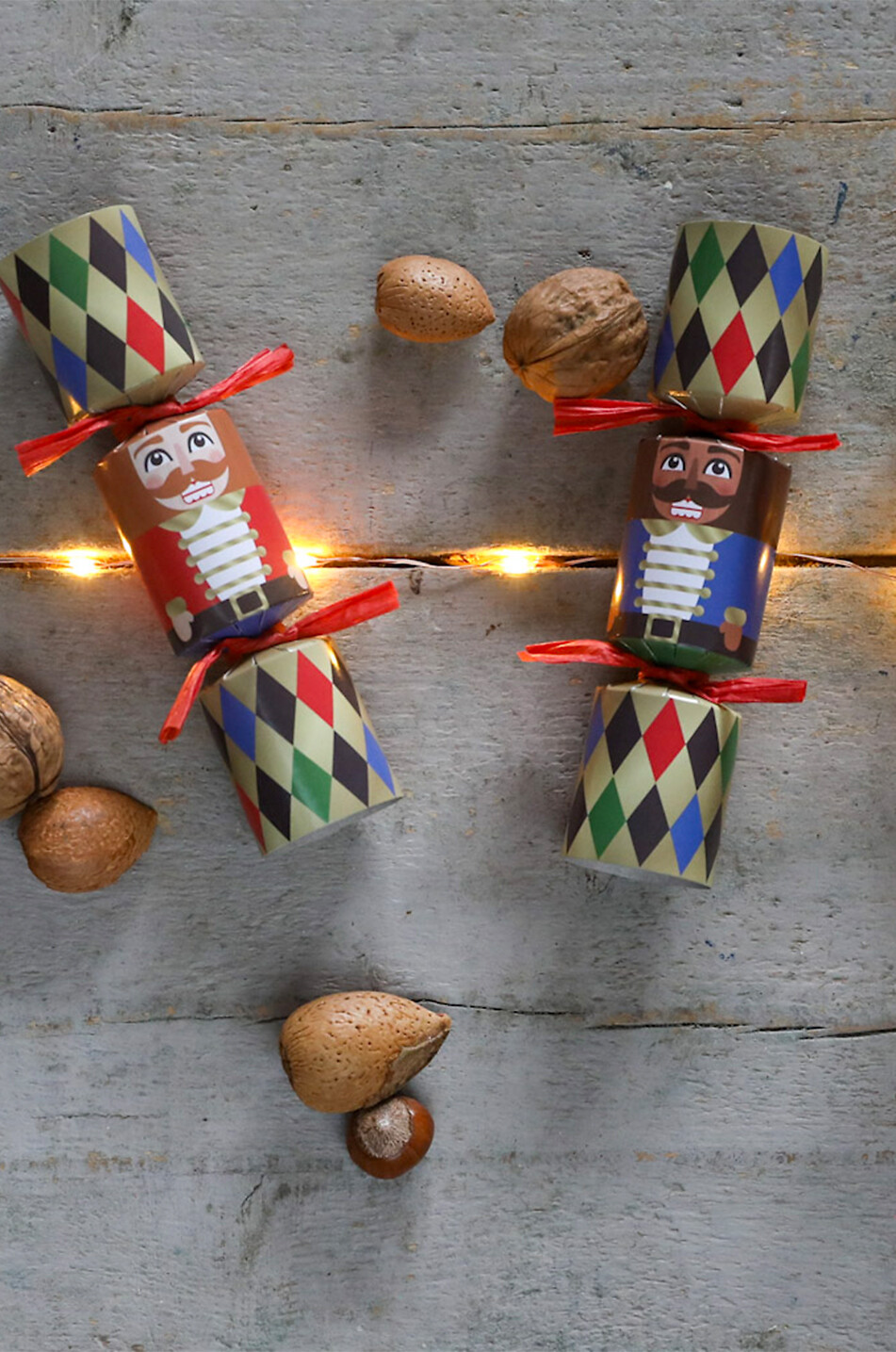 CELEBRATION CRACKERS Nutcracker set of 6 mini Christmas crackers Home MULTI COLOURED 4