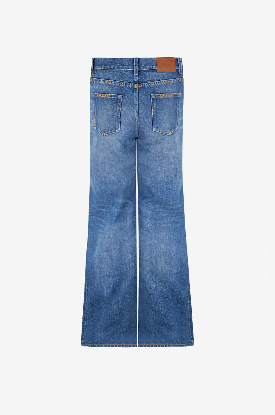 CHLOE Ausgestellte Denim-Jeans mit hoher Taille Hazy Blue Damen BLAU 2