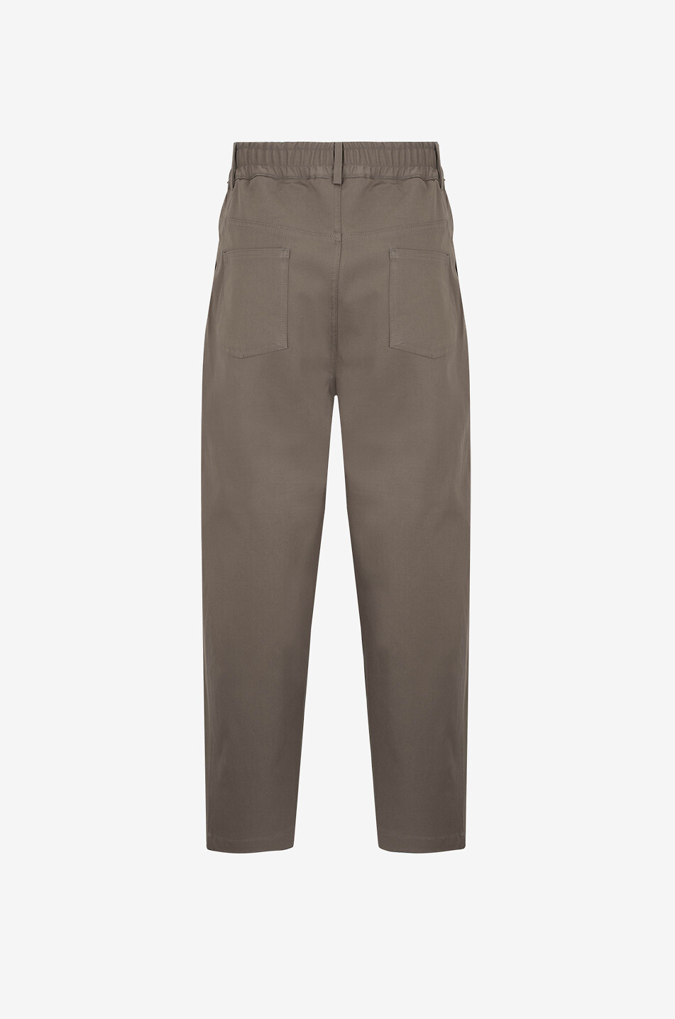 DROLE DE MONSIEUR Le Pantalon Cropped Twill. cotton pleated trousers Men [akeneo-beigefonce] 2