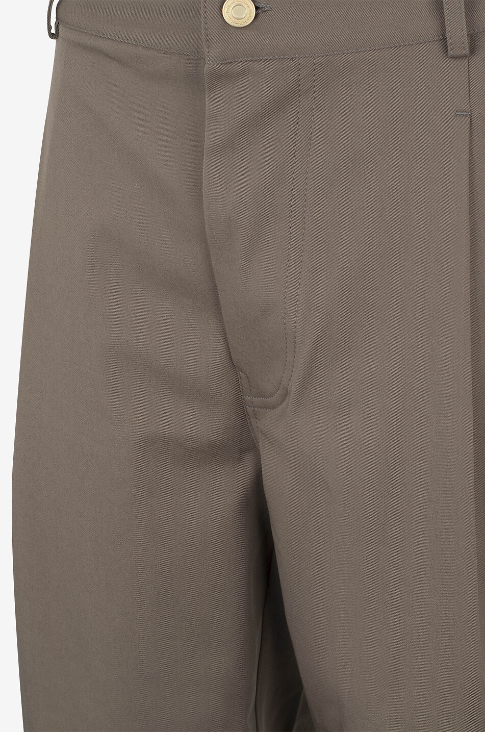 DROLE DE MONSIEUR Le Pantalon Cropped Twill. cotton pleated trousers Men [akeneo-beigefonce] 3