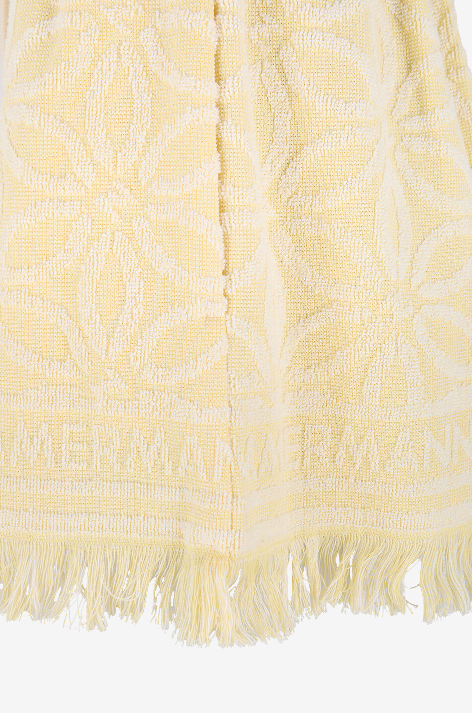 ZIMMERMANN Short effiloché en éponge Coco Towelling Femme JAUNE CLAIR 3