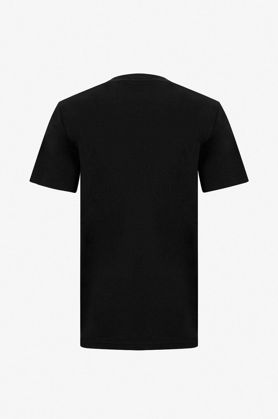 MONCLER Double logo patch short-sleeved jersey T-shirt Men BLACK 2