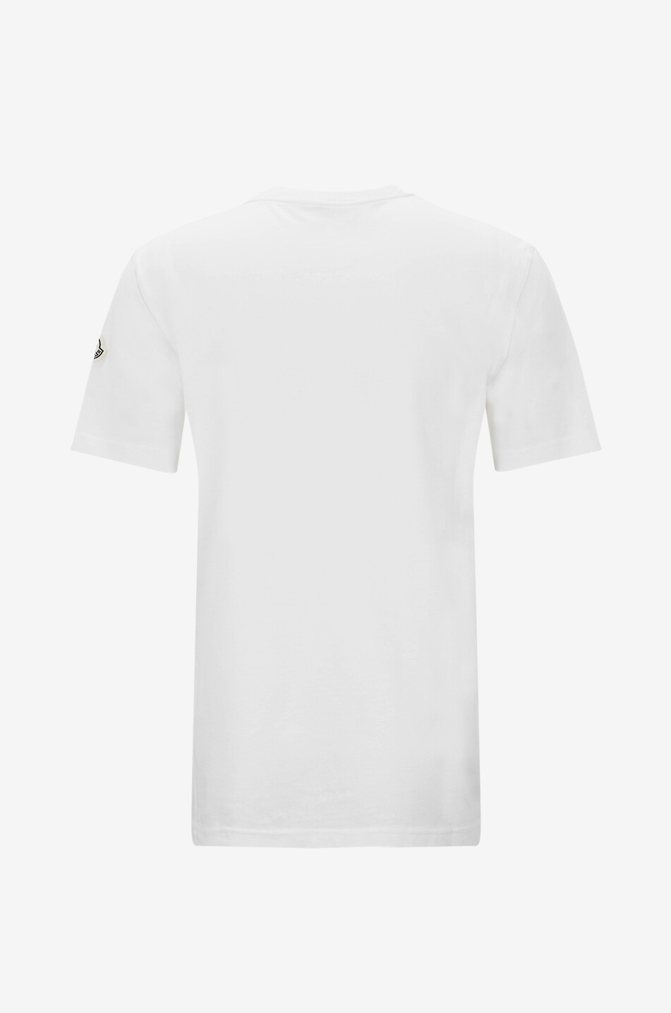MONCLER Kurzarm-T-Shirt mit Monogramm Herren WEISS 2