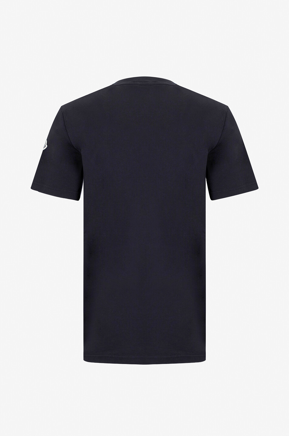 MONCLER Kurzarm-T-Shirt mit Monogramm Herren DUNKELBLAU 2