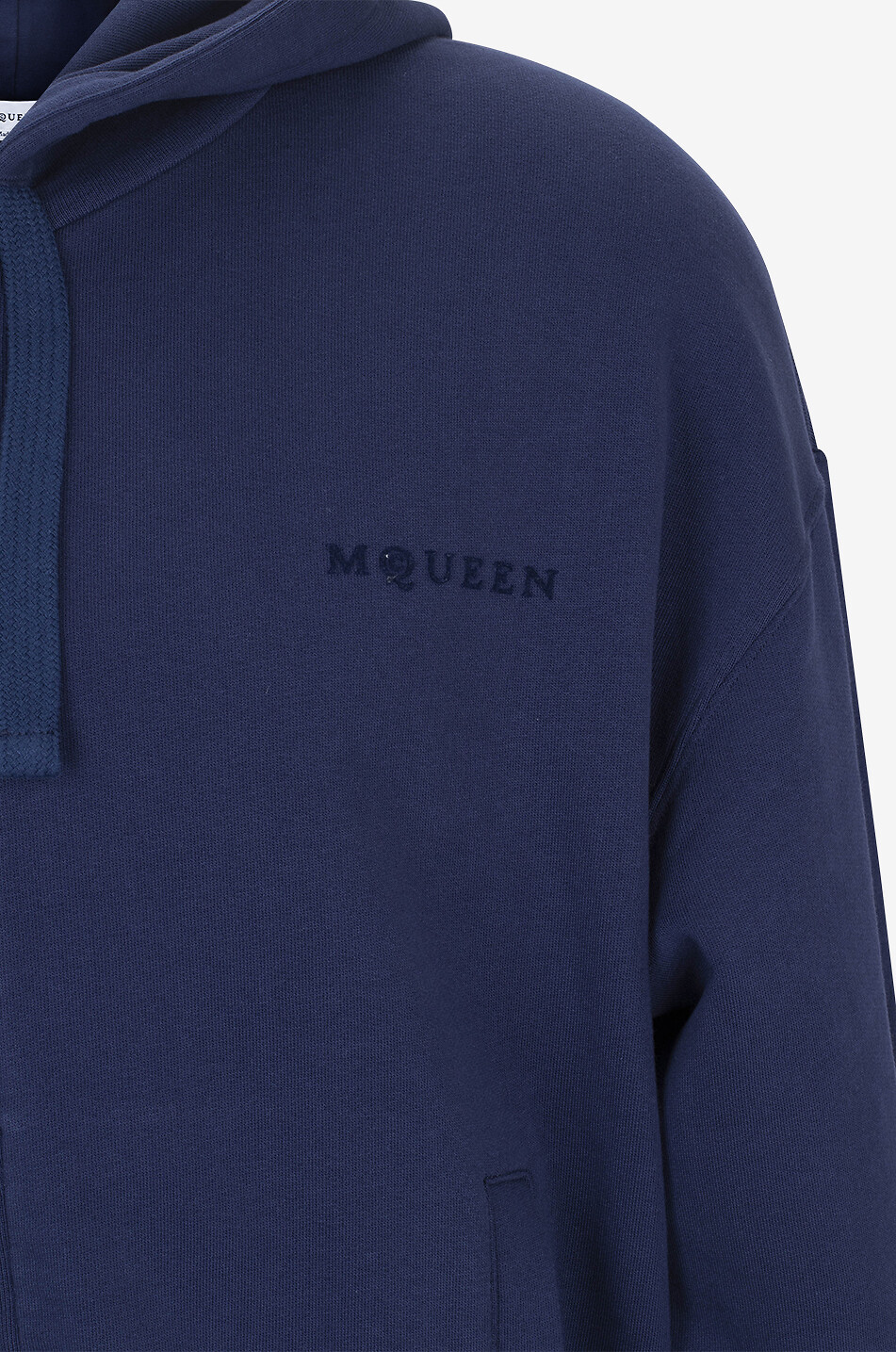 ALEXANDER McQUEEN McQUEEN full-zip hooded sweatshirt Men DARK BLUE 3