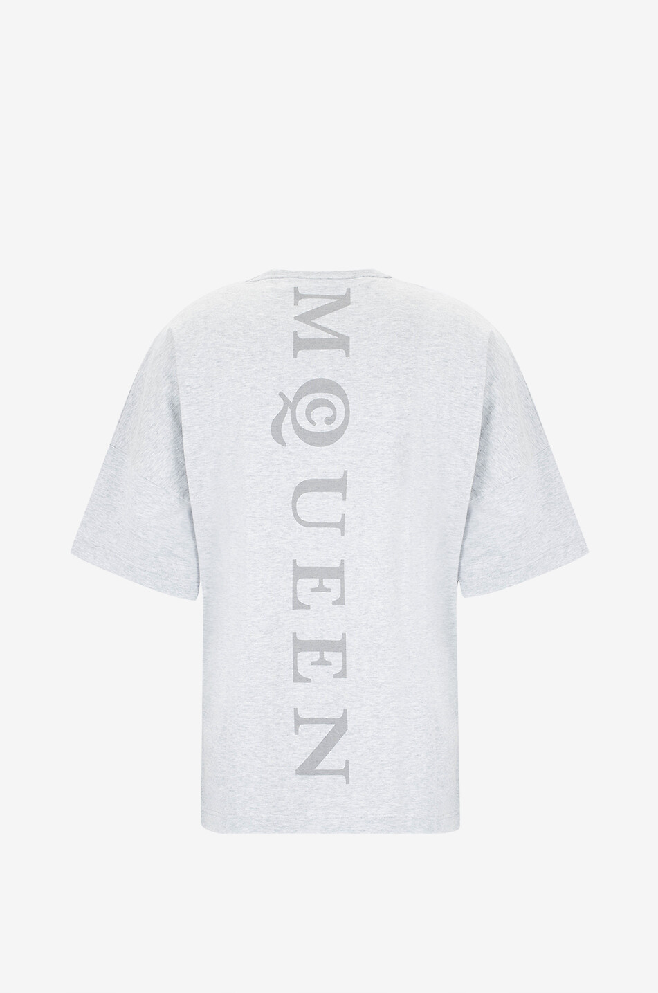 ALEXANDER McQUEEN Dickes meliertes Oversize-T-Shirt McQUEEN Herren GRAU 2