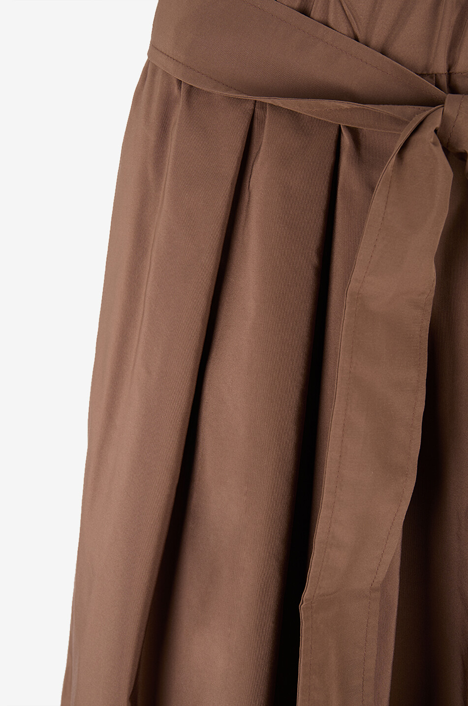 WEEKEND MAX MARA Zarda organza midi skirt Women DARK BROWN 3