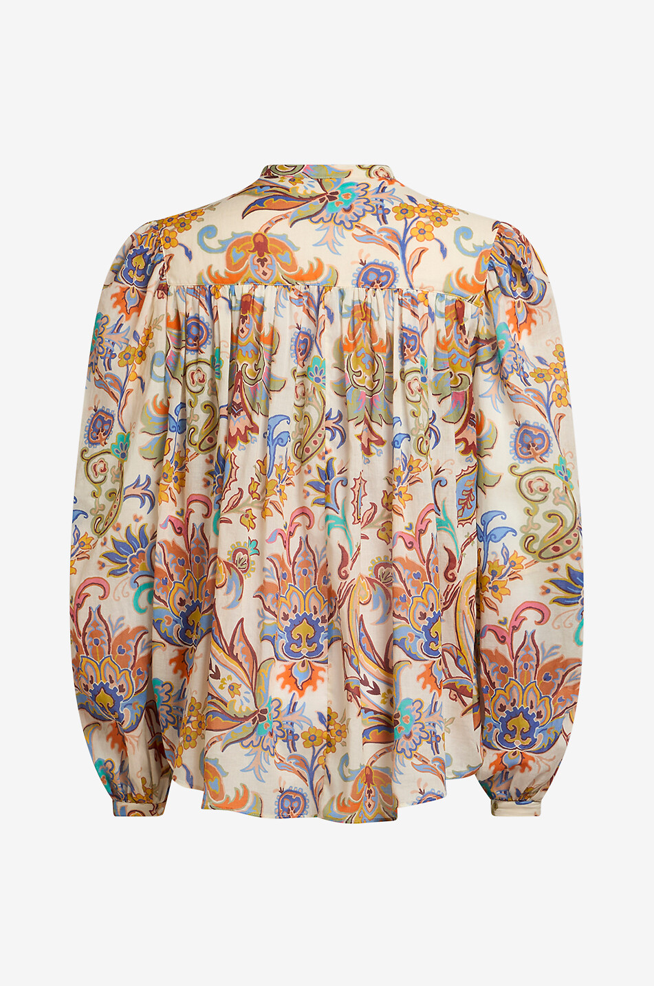 ETRO Floral Paisley loose cotton voile printed blouse Women MULTI COLOURED 2