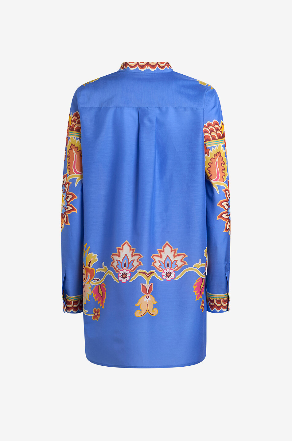 ETRO Langes Seiden- und Baumwollhemd mit Print Paisley Florals Damen BUNT 2