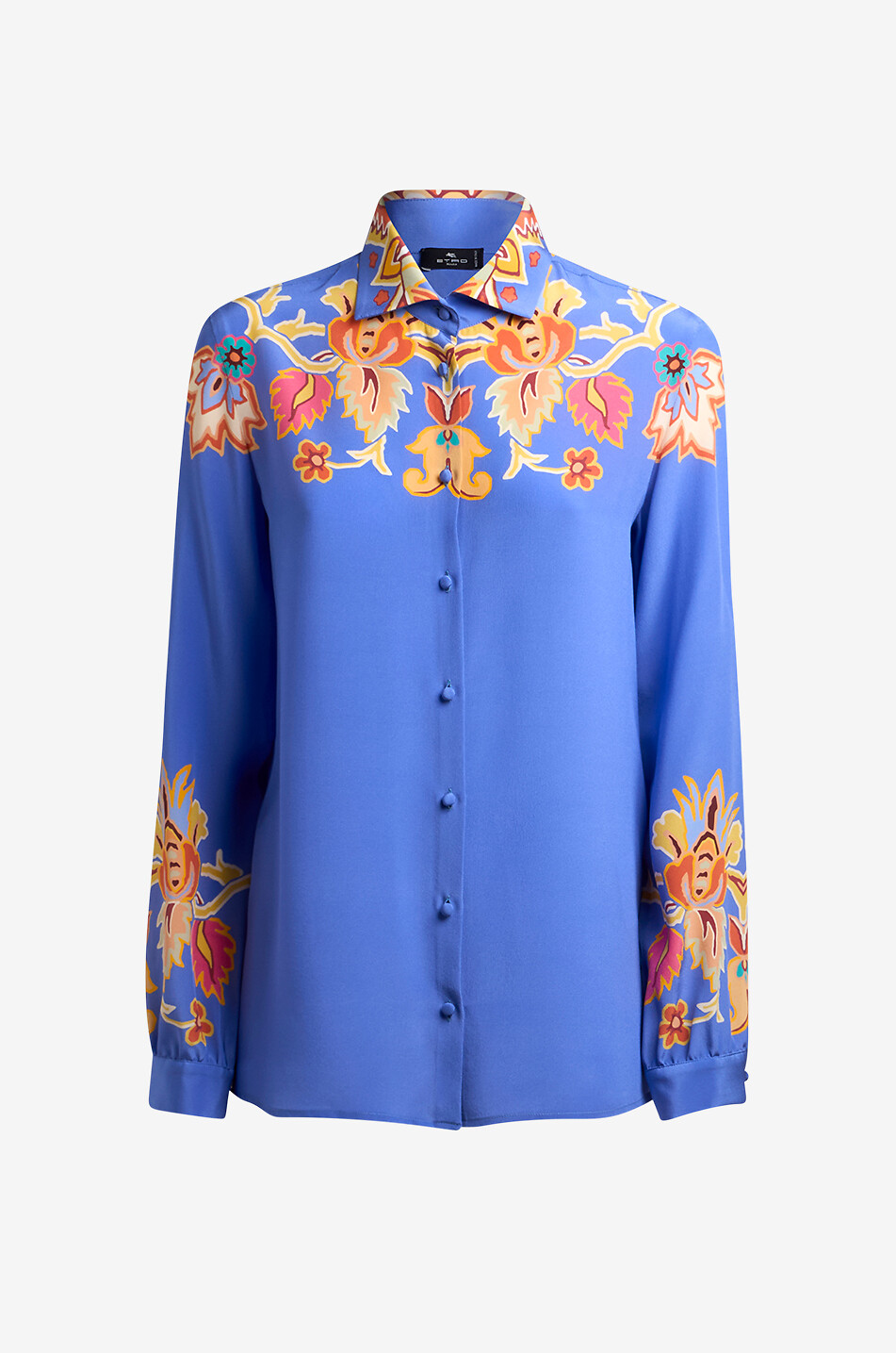 ETRO Paisley Florals printed silk shirt Women MULTI COLOURED 1