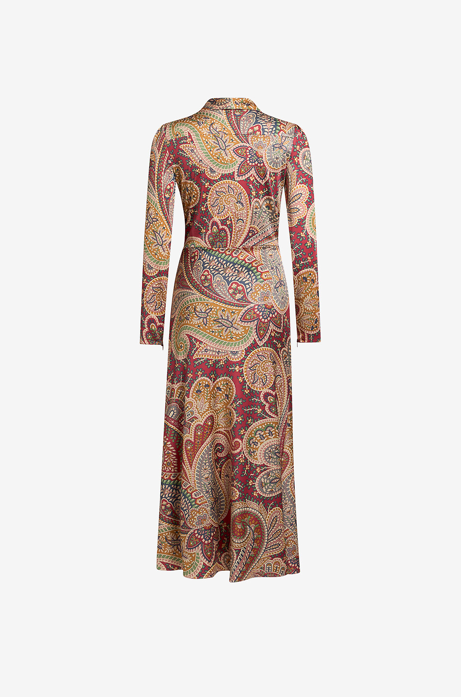 ETRO Langes Jersey-Kleid in Wickeloptik Paisley-All-Over Damen BUNT 2