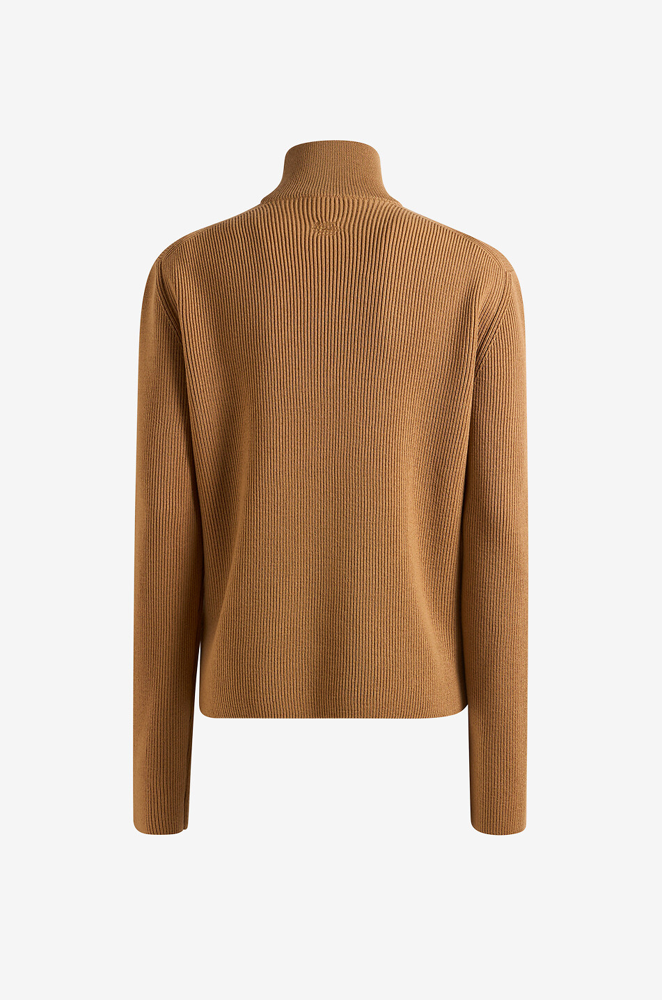 ETRO Pull côtelé à col entonnoir en laine Pegaso Femme CAMEL 2