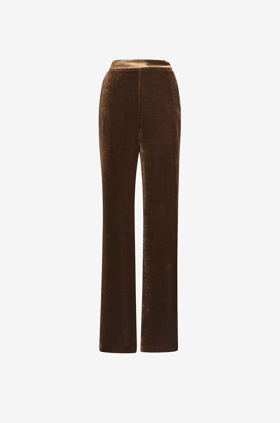 Velvet palazzo trousers