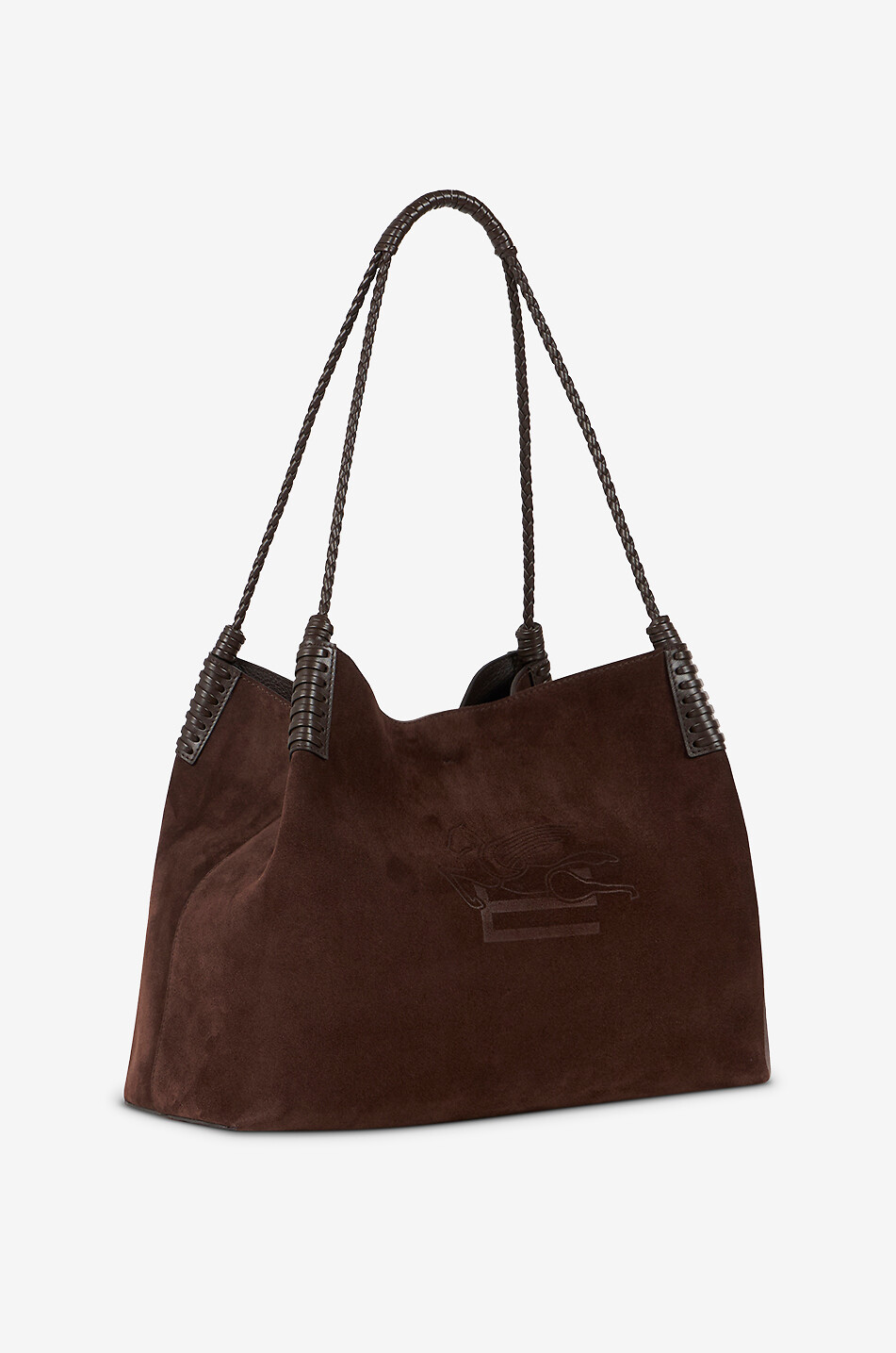 ETRO Shopper aus Wildleder Libra Medium Damen BRAUN 4