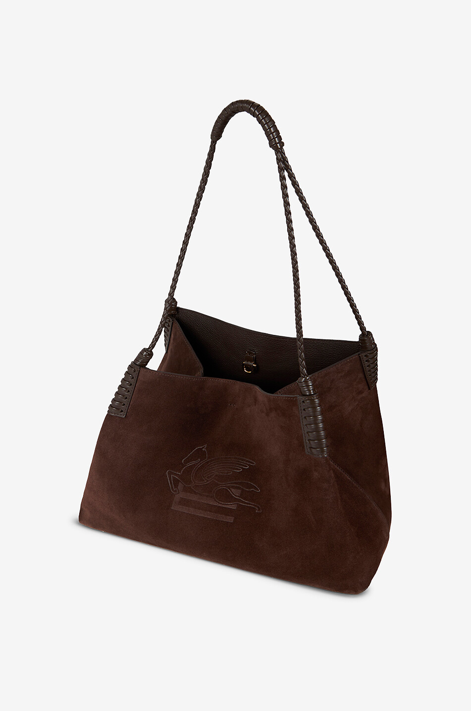 ETRO Shopper aus Wildleder Libra Medium Damen BRAUN 6