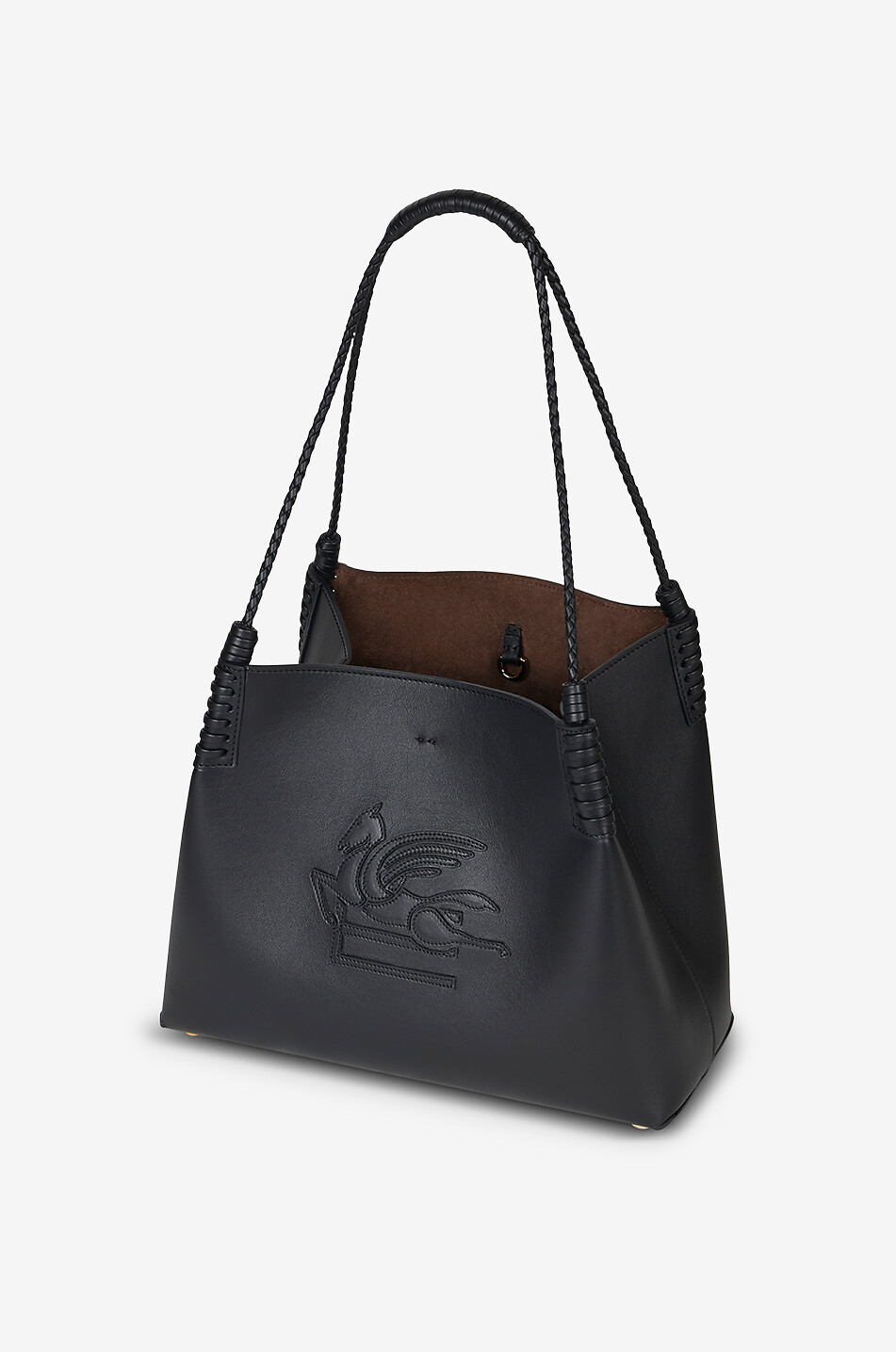 ETRO Shopper aus Glattleder Libra Small Damen SCHWARZ 6