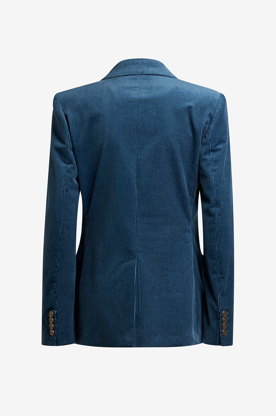 ETRO Zweireihiger Blazer aus Cordsamt Damen BLAU 2