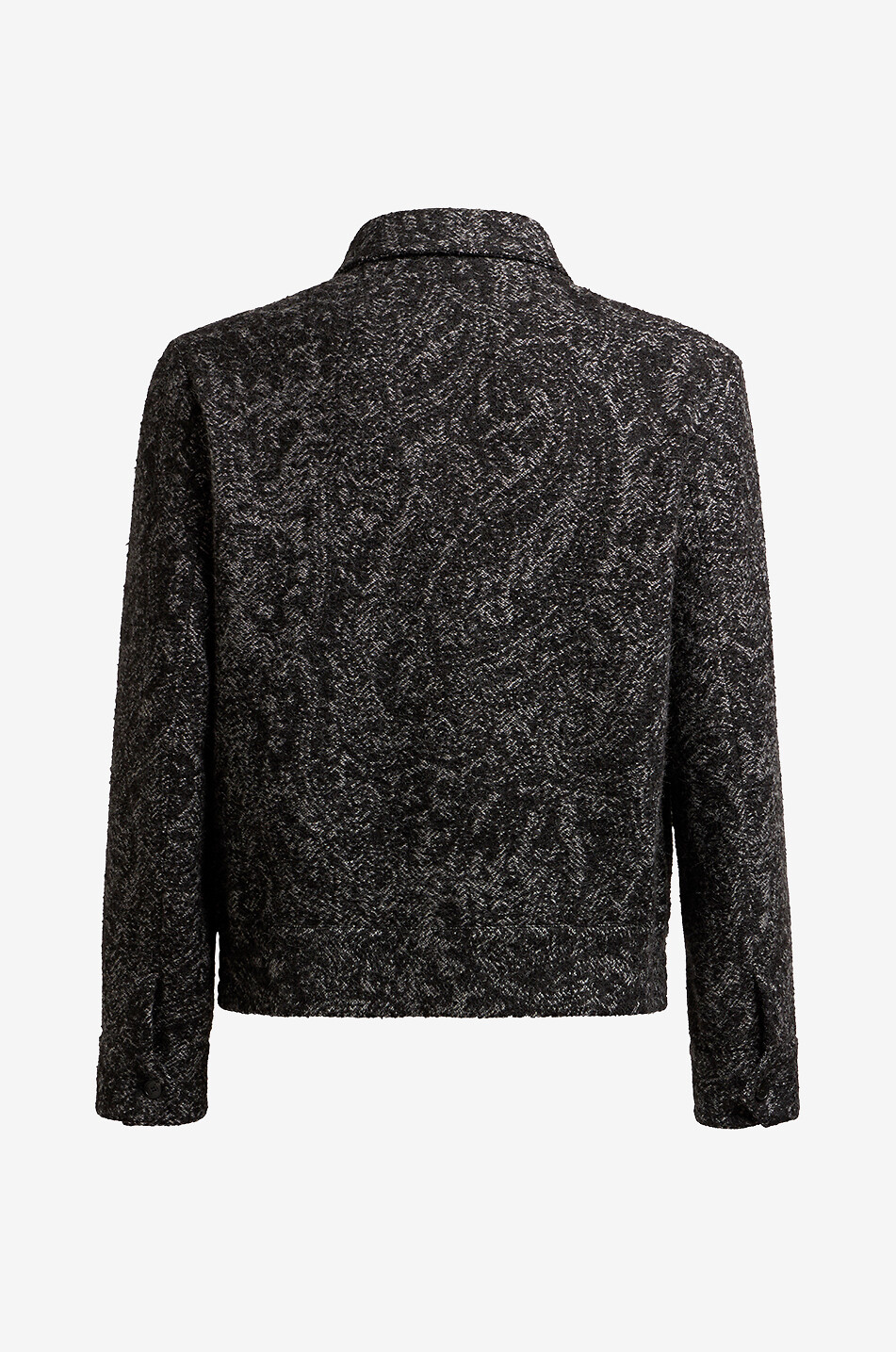 ETRO Blouson court en maille Homme GRIS MOYEN 2