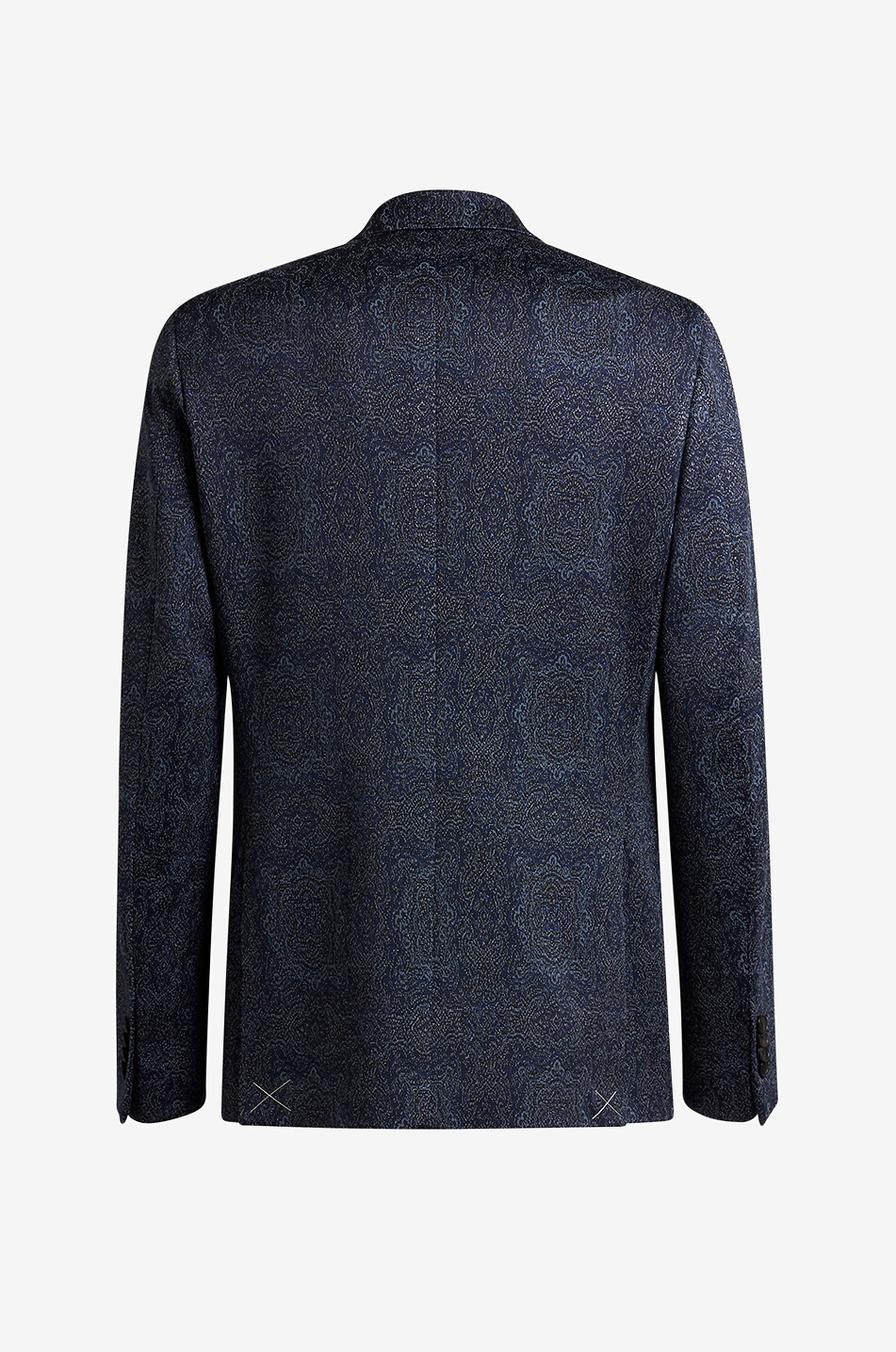 『Ral SWING NAVY XL』 Sicilia Light double-breasted linen blazer with patch