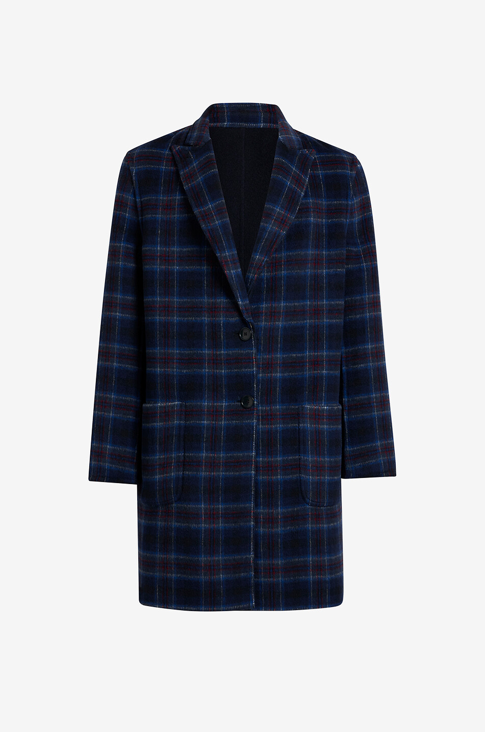 ETRO Wendbarer Dreiviertel-Mantel aus doppellagiger Wolle Roma Fit Herren DUNKELBLAU 2