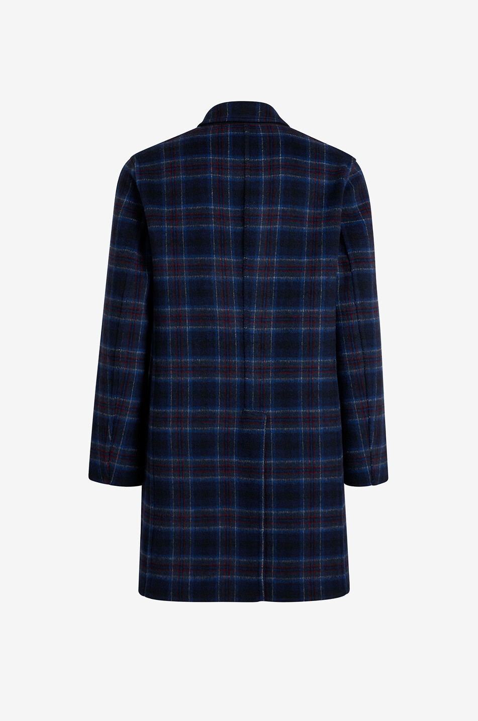 ETRO Wendbarer Dreiviertel-Mantel aus doppellagiger Wolle Roma Fit Herren DUNKELBLAU 3