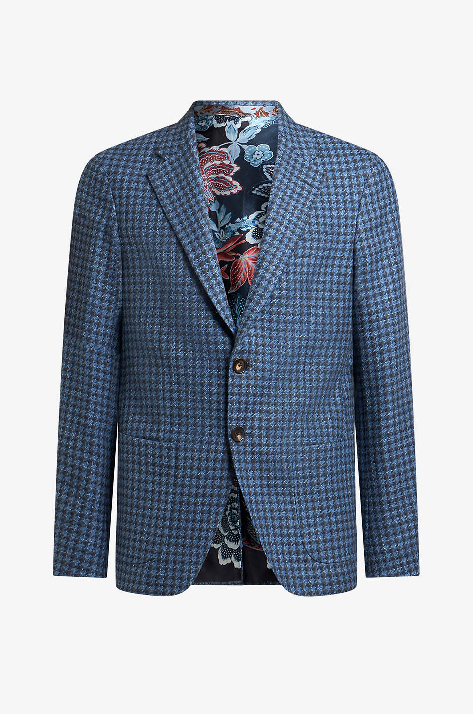 Roma Fit multicolour houndstooth wool blend blazer
