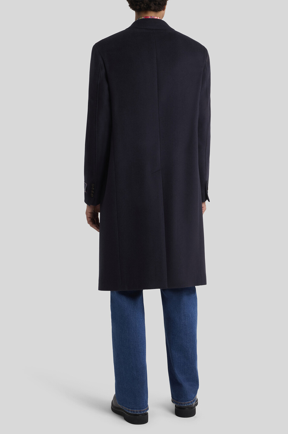 ETRO Zweireihiger Mantel aus Kaschmir Roma Fit Herren DUNKELBLAU 4