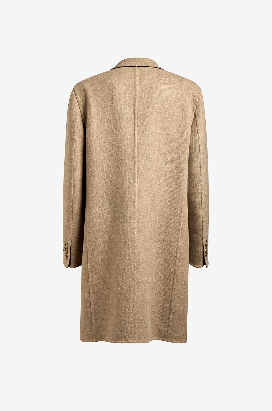ETRO Manteau à boutonnage simple en laine et cachemire Homme Beige clair 2