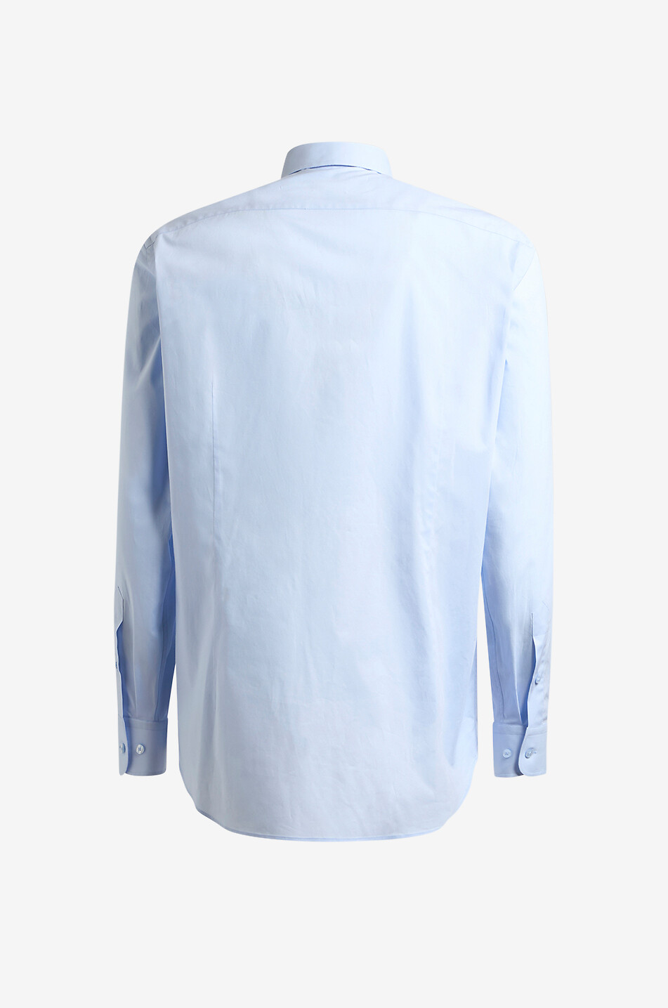 ETRO Einfarbiges Baumwollhemd mit Pegaso-Stickerei Roma Herren HELLBLAU 2