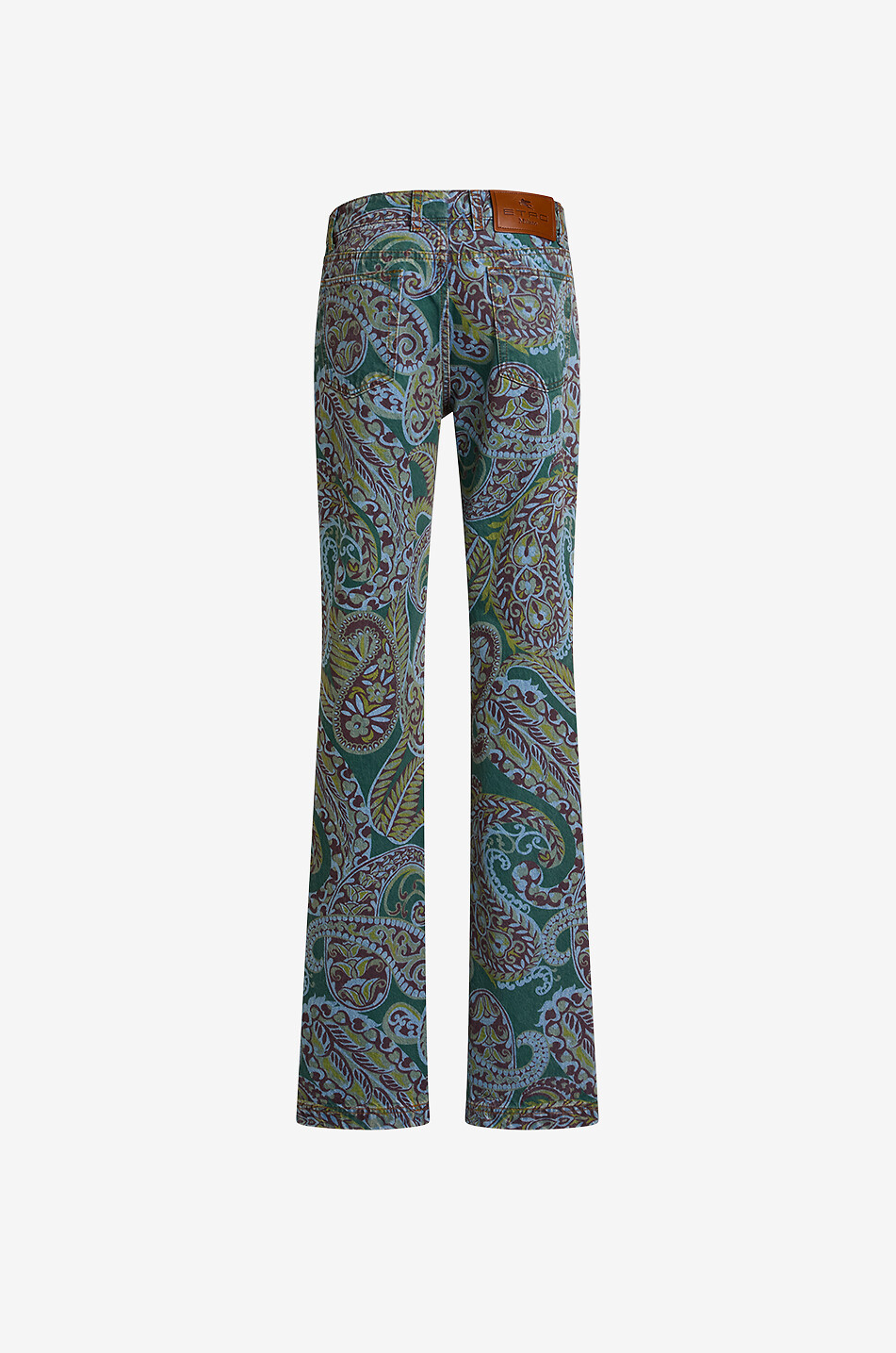 ETRO Paisley printed high-rise flared jeans Women BLUE 2