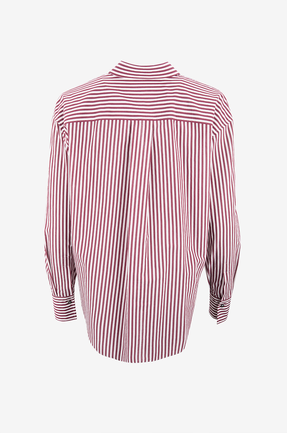 BRUNELLO CUCINELLI Shiny Tab striped poplin shirt Women MULTI COLOURED 2