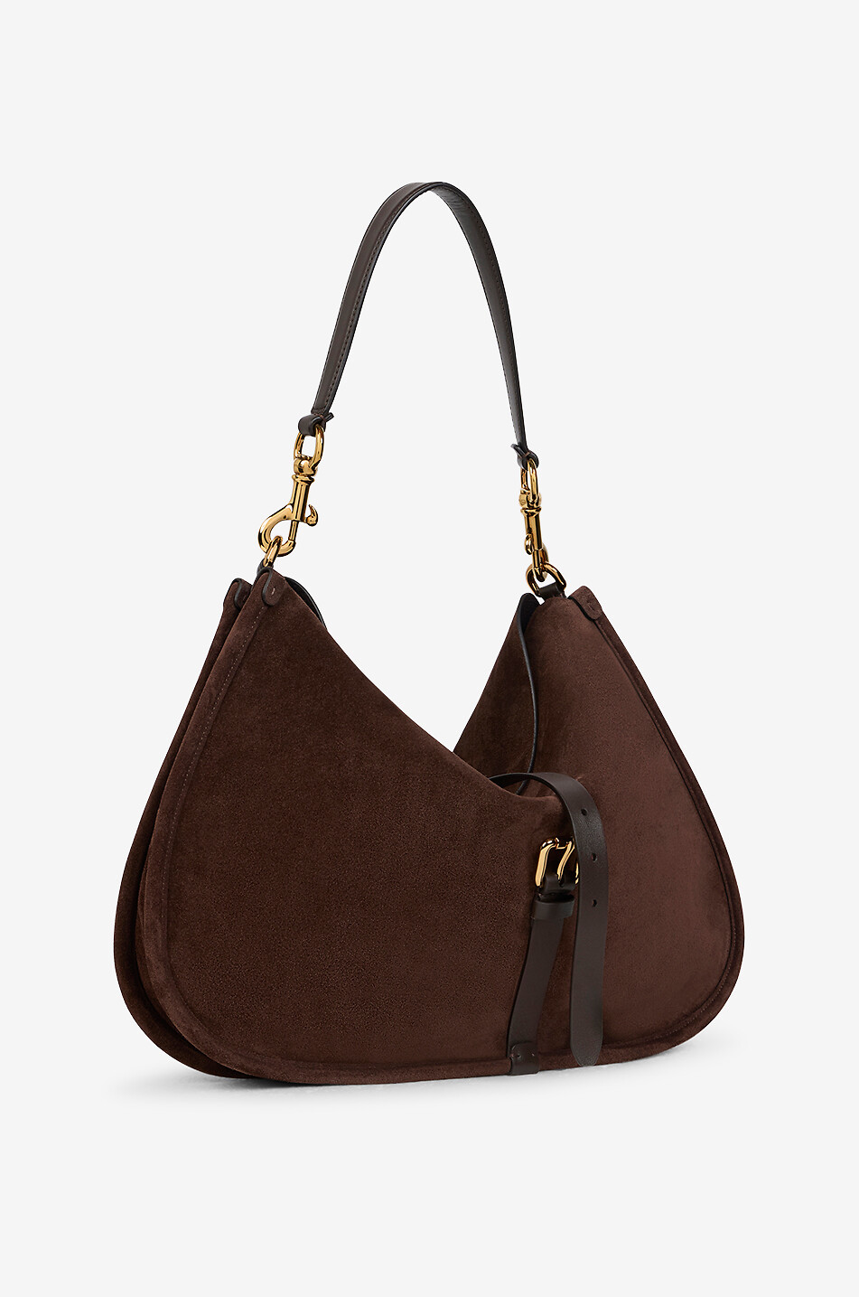 ETRO Pony XL suede shoulder bag Women BROWN 2