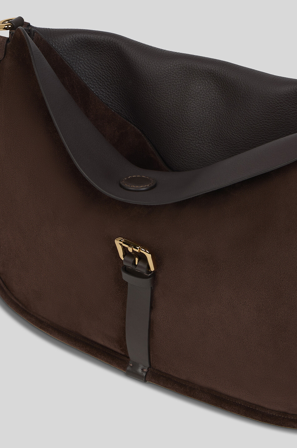 ETRO Pony XL suede shoulder bag Women BROWN 5