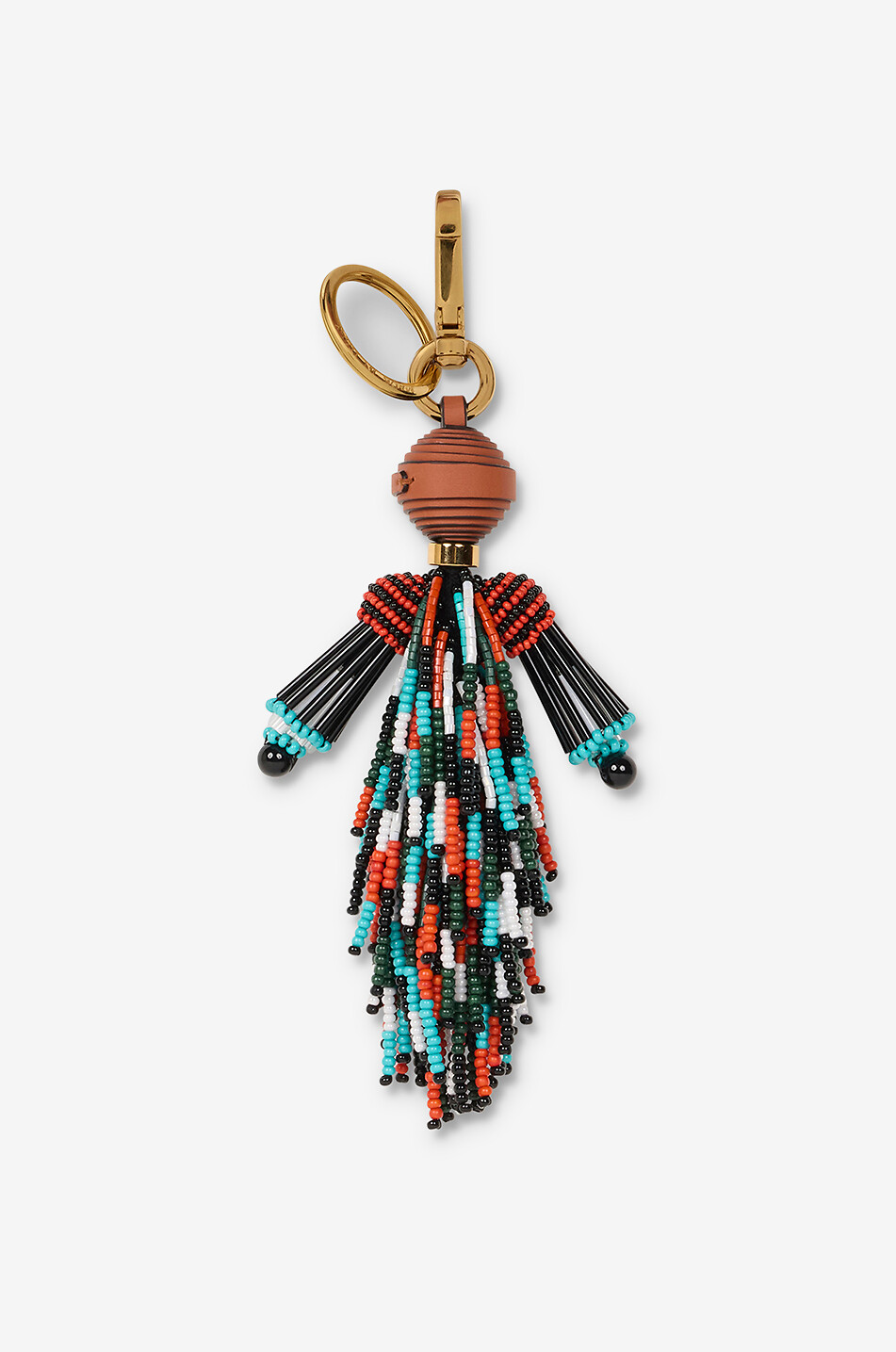 ETRO Charm pour sac à main en cuir et perles Doll Femme MULTICOLORE 2