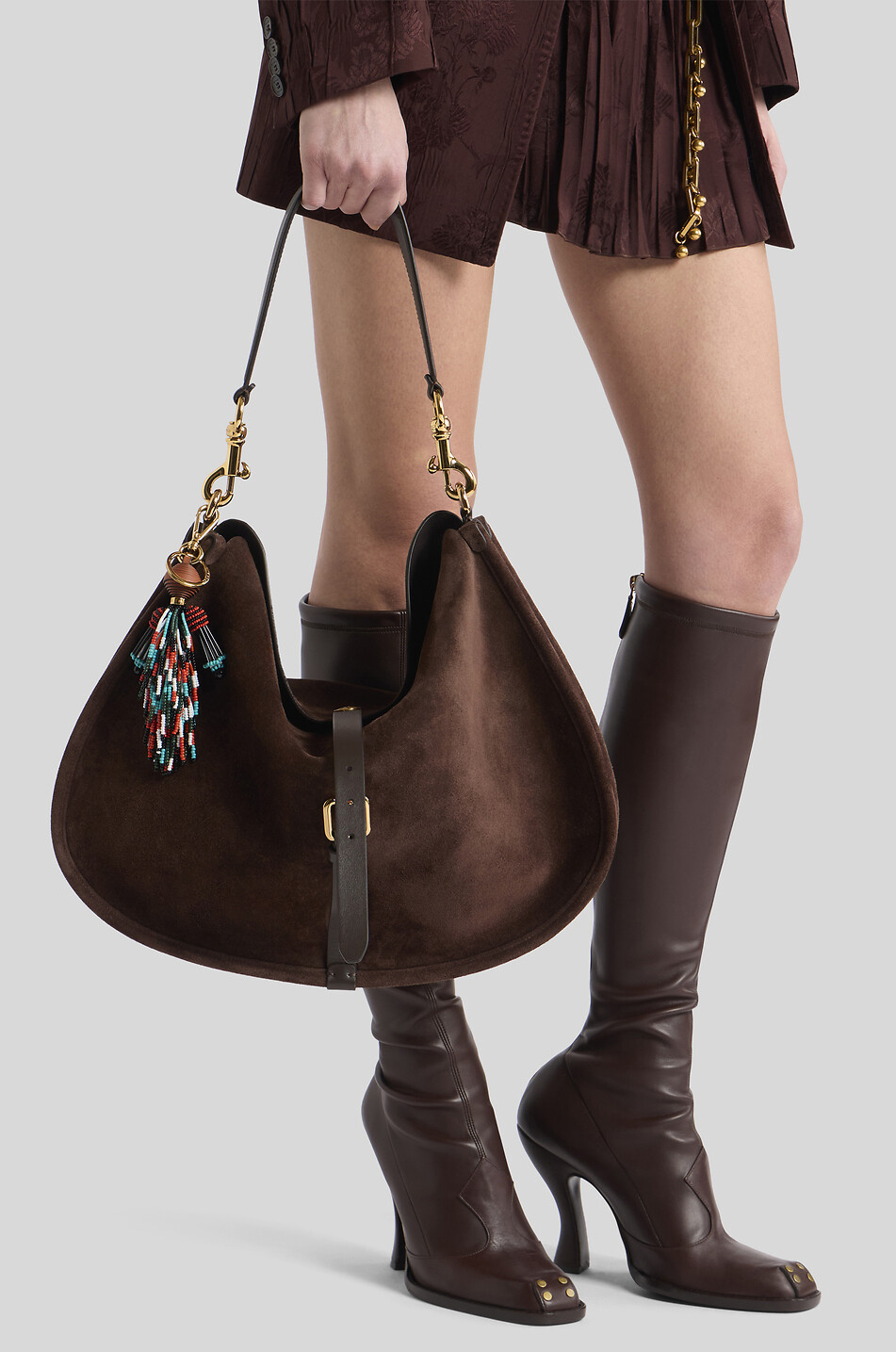 ETRO Charm pour sac à main en cuir et perles Doll Femme MULTICOLORE 3