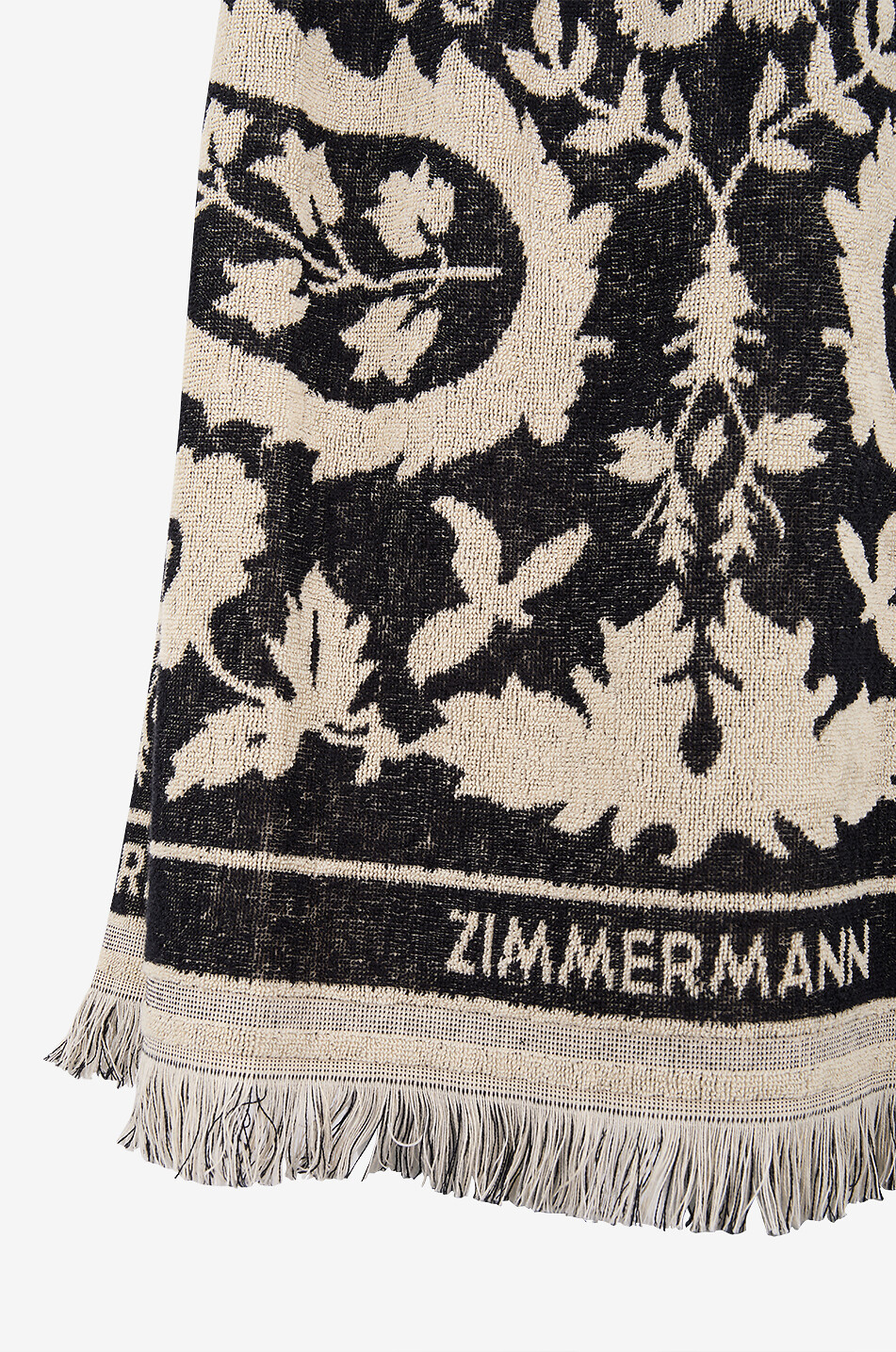 ZIMMERMANN Rhiannon Towel strappy terry mini dress Women BLACK 3