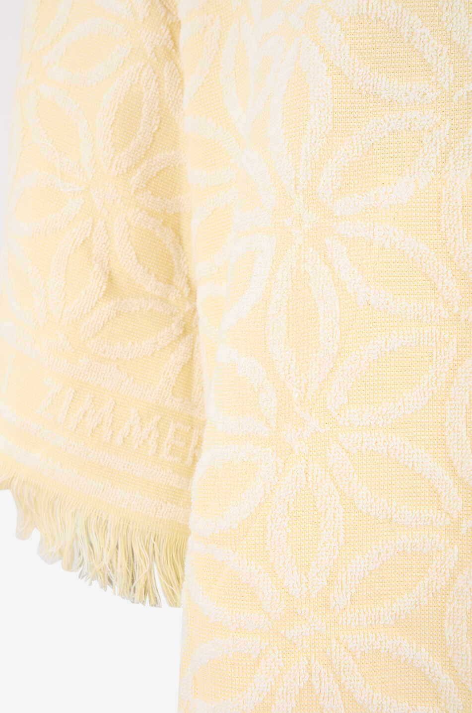 ZIMMERMANN Coco Towel hooded terry mini dress Women LIGHT YELLOW 3