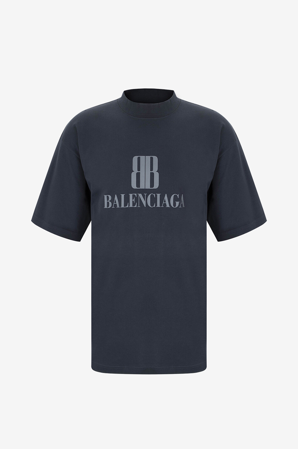 BALENCIAGA Medium Fit nano BB short-sleeved T-shirt Men BLACK 1
