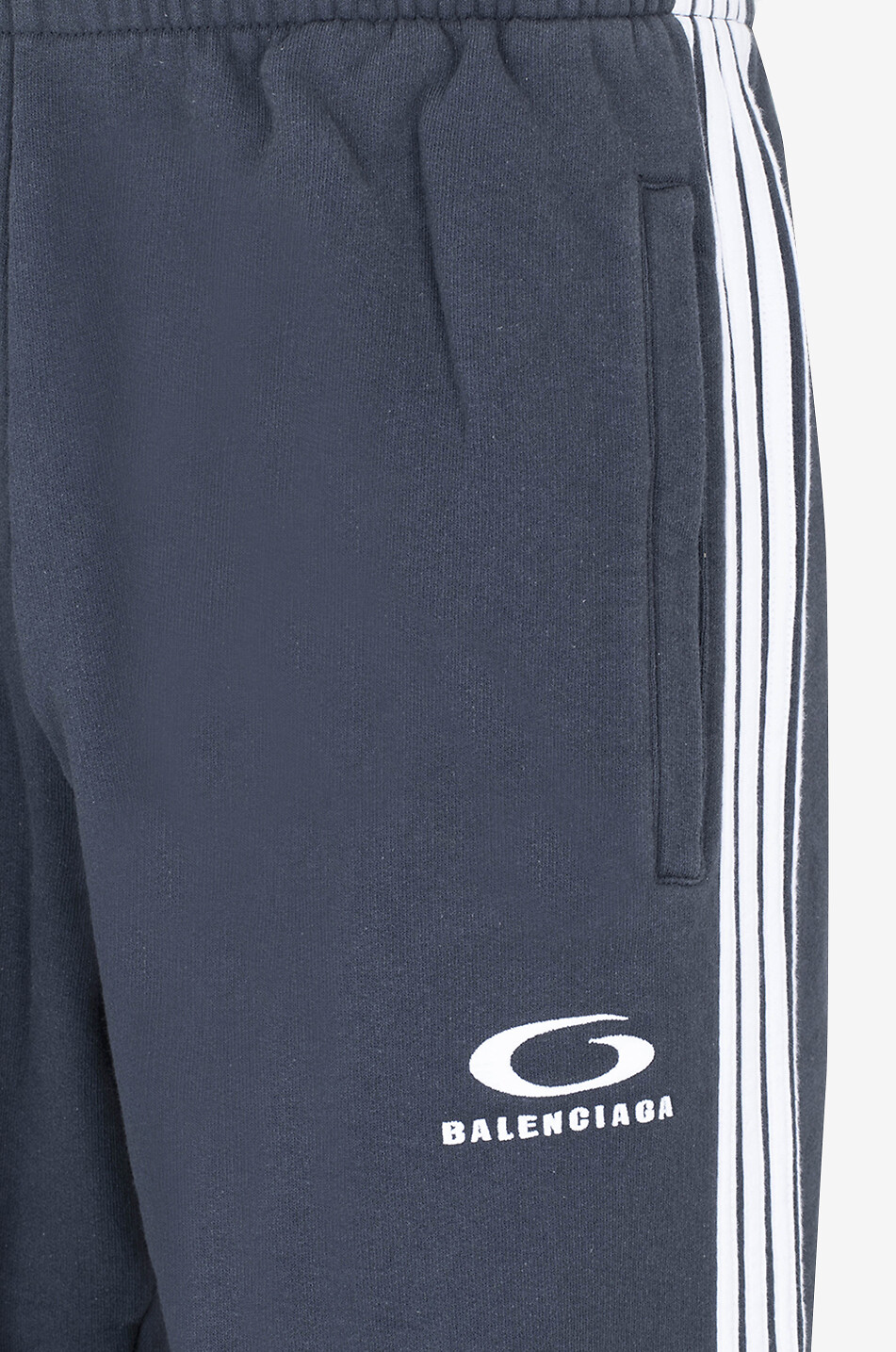 BALENCIAGA Baggy Basketball Series sweat trousers Men DARK BLUE 3